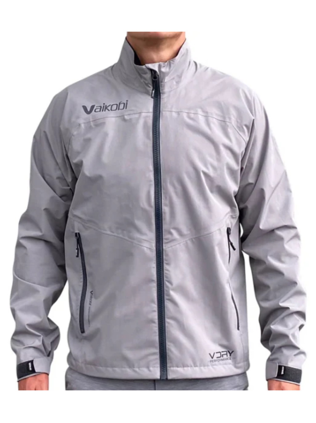 VAIKOBI VDRY PERFORMANCE ZIP JACKET - GREY