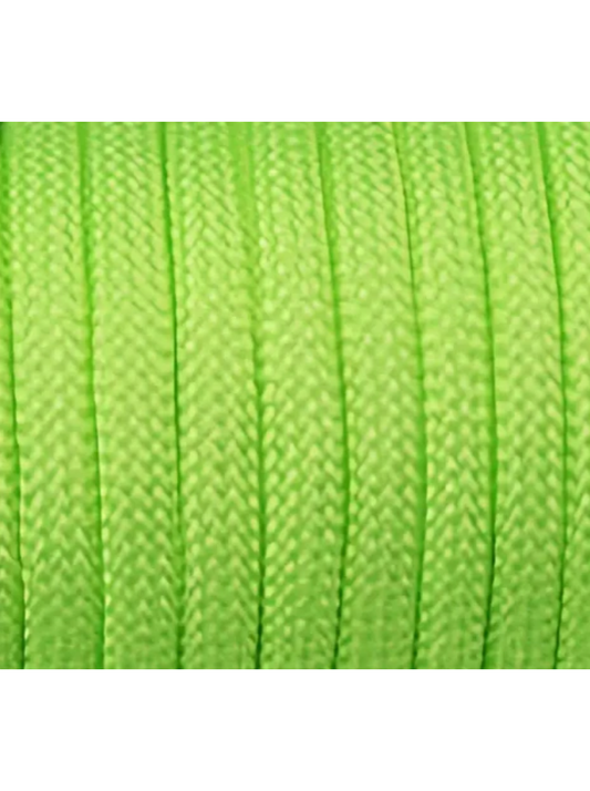 8MM BOWLINE BRAID - FLUORESCENT GREEN - B/S 1747 KG - SOLD PER METRE