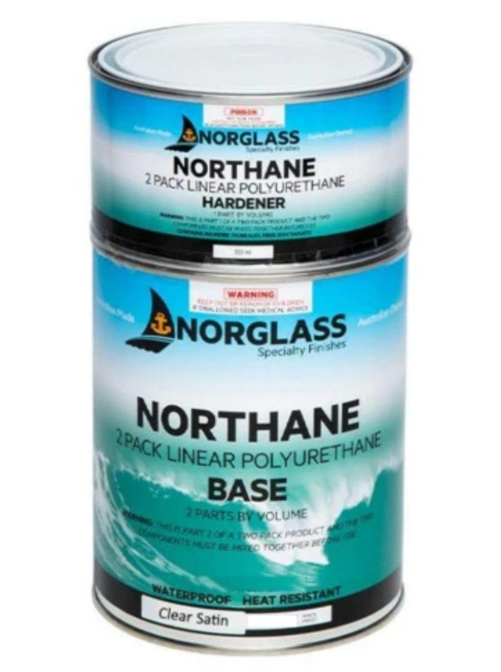 9709 NORTHANE CLEAR SATIN 2-PACK POLYURETHANE COATING - 4 LITRES