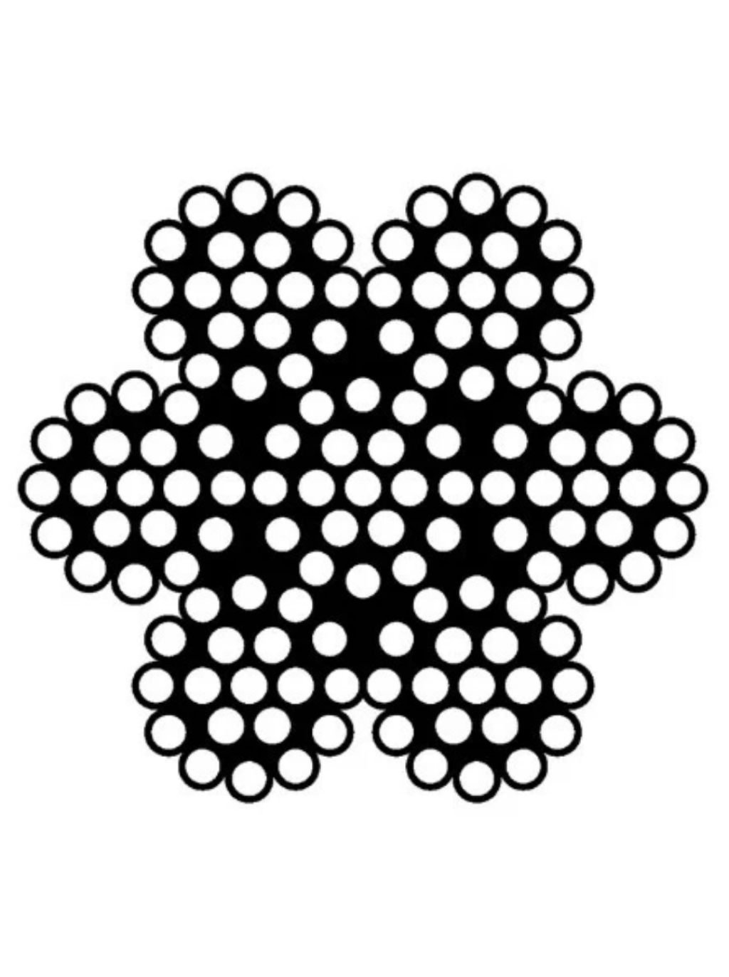 2.5MM RONSTAN 7X19 WIRE 316G STAINLESS - SOLD PER METRE