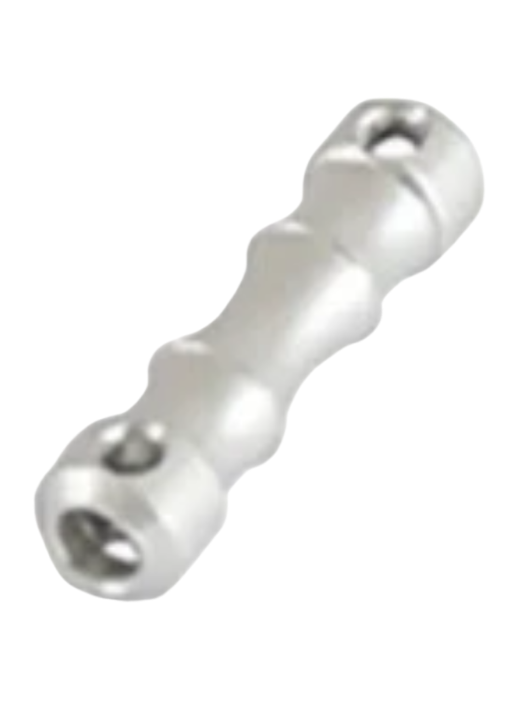 6MM ALLEN DOG BONE - SILVER
