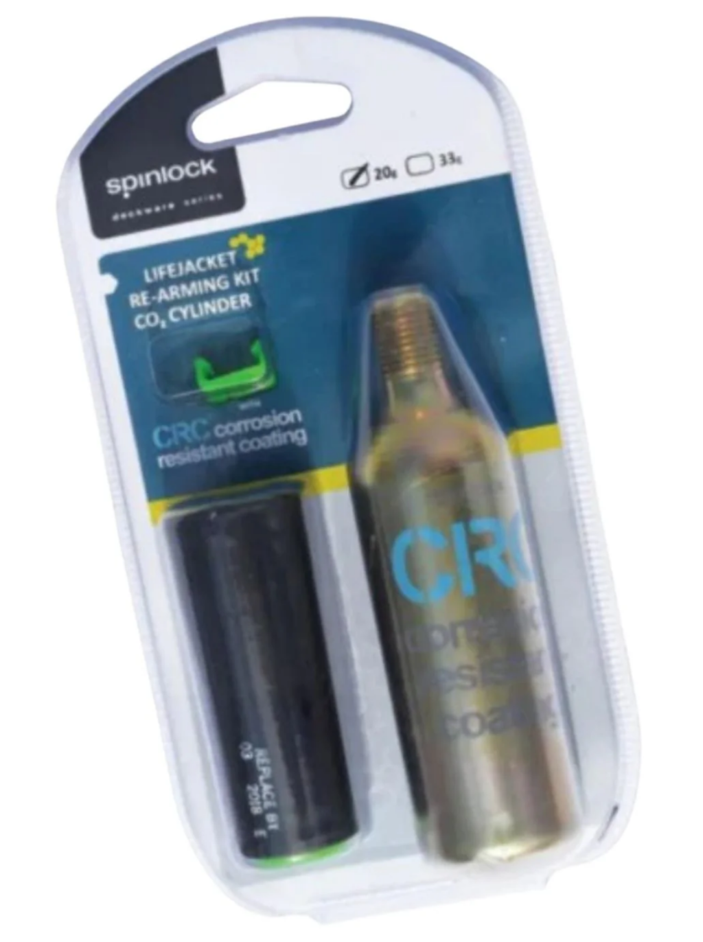 SPINLOCK CENTO LIFEJACKET RE-ARMING KIT (20g CYLINDER)