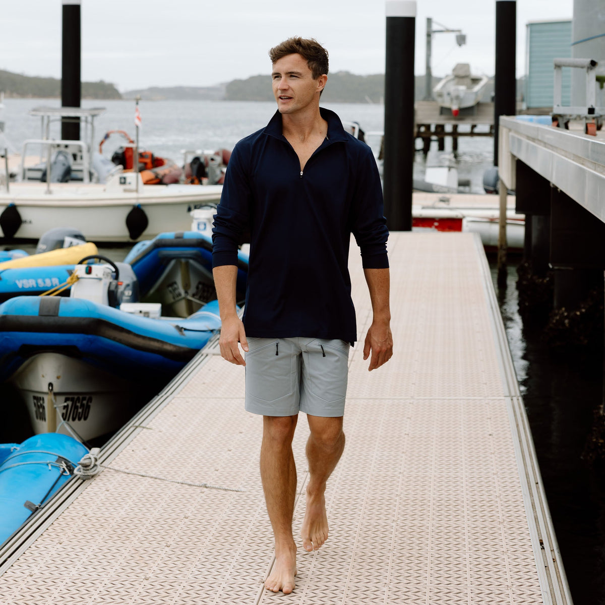 Burke Signature Shorts - Light Grey