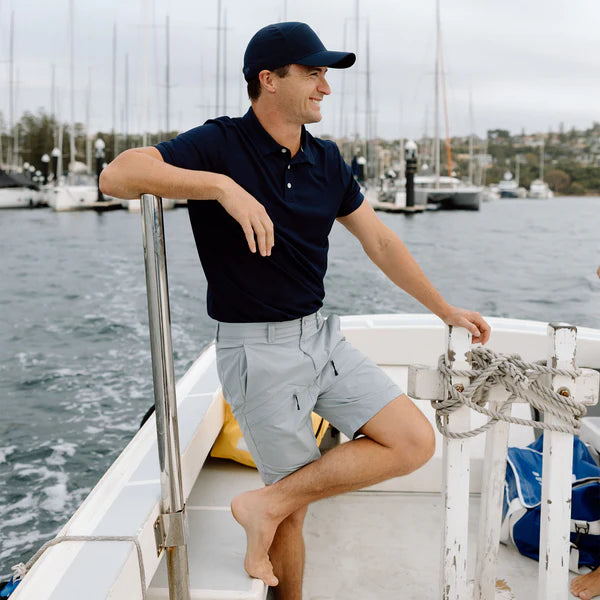 BURKE SIGNATURE SHORTS - LIGHT GREY