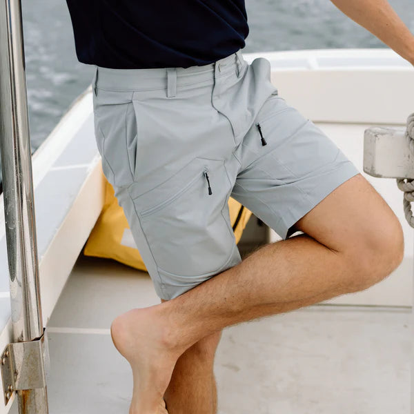 BURKE SIGNATURE SHORTS - LIGHT GREY