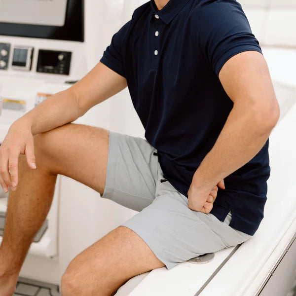BURKE SIGNATURE SHORTS - LIGHT GREY