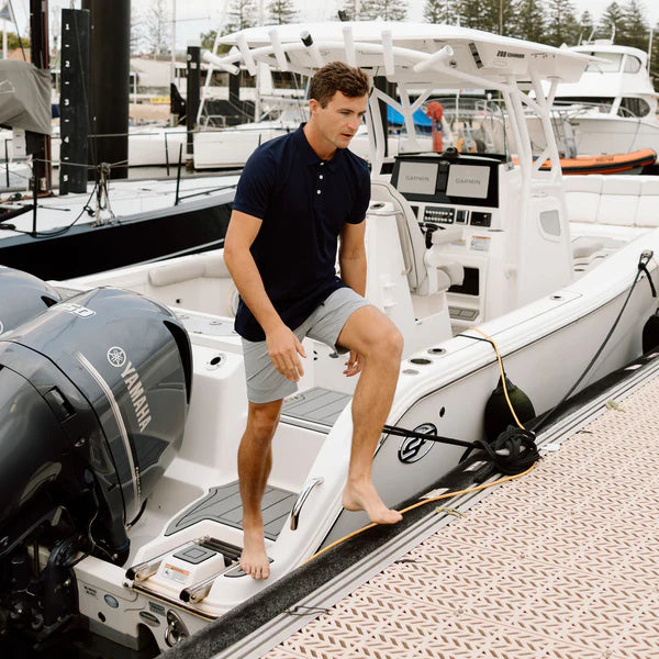 BURKE SIGNATURE SHORTS - LIGHT GREY