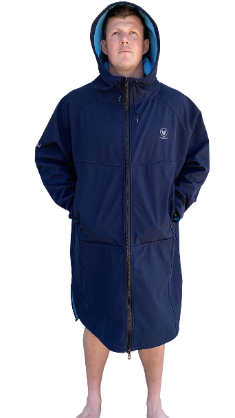 VAIKOBI BEACH COAT - NAVY