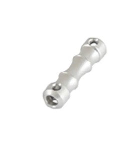 6mm ALLEN DOG BONE - SILVER