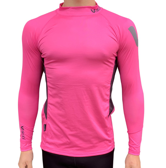 VAIKOBI LONG SLEEVE RASH TOP - PINK