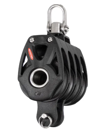 RONSTAN SERIES 40 QUAD SWIVEL ORBIT BLOCK WITH BECKET