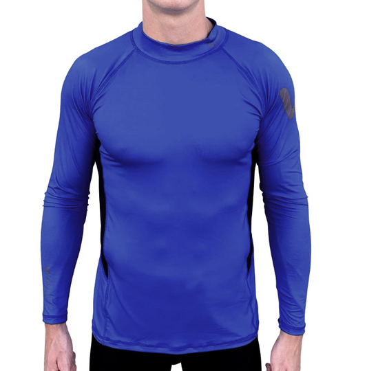 VAIKOBI LONG SLEEVE RASH TOP - NAVY