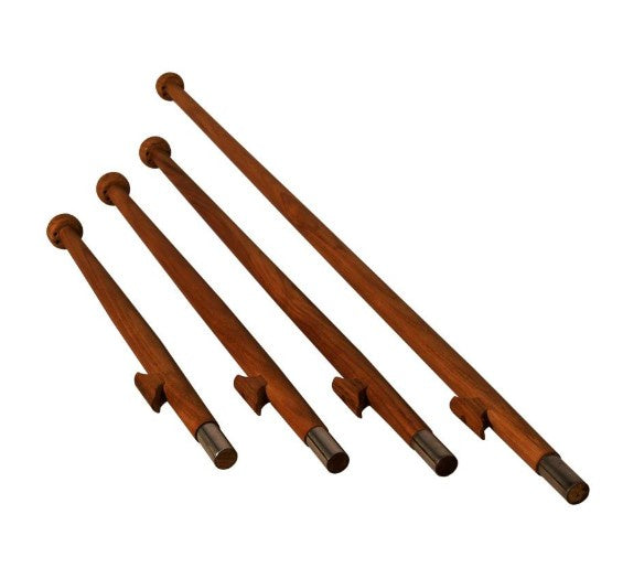 TEAK FLAG POLE - 900MM X 25MM