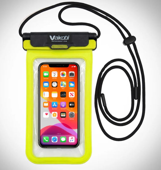 VAIKOBI WATERPROOF PHONE COVER - YELLOW