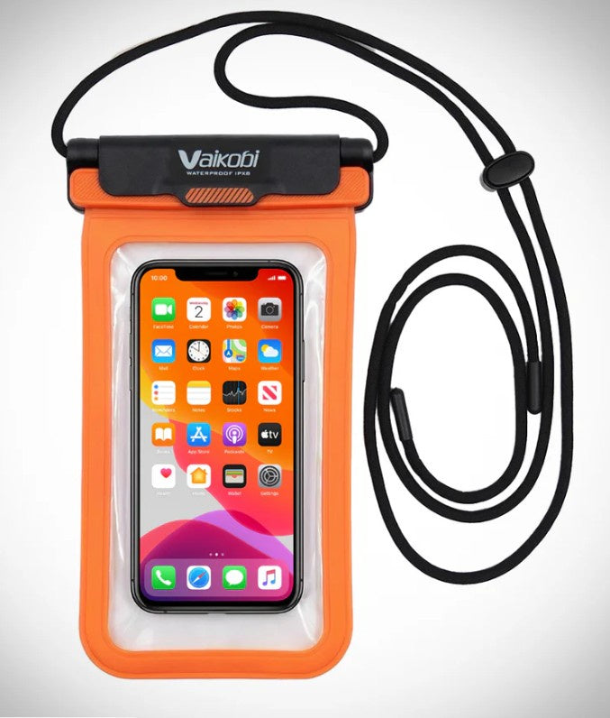 VAIKOBI WATERPROOF PHONE COVER - ORANGE