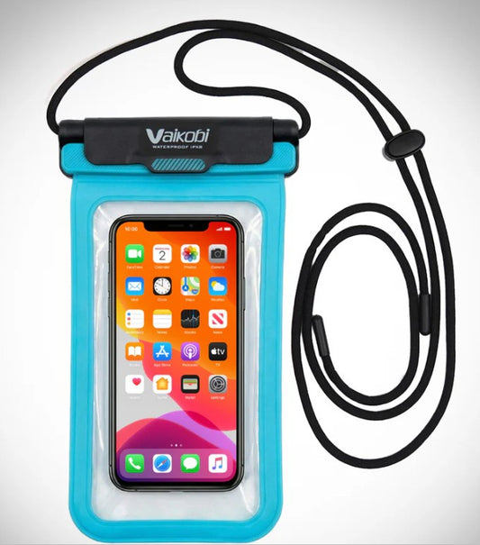 VAIKOBI WATERPROOF PHONE COVER - CYAN