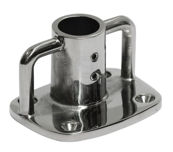 HEAVY DUTY 25MM STANCHION - 316 STAINLESS
