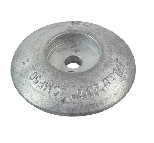 RUDDER ANODE 50MM - SOLD AS  A PAIR