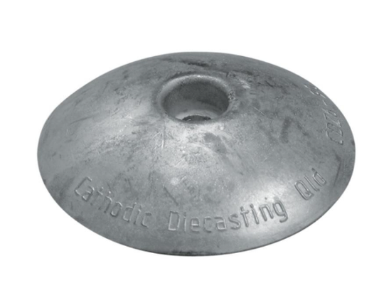 HEAVY DUTY ZINC RUDDER ANODE 130MM  - SINGLE