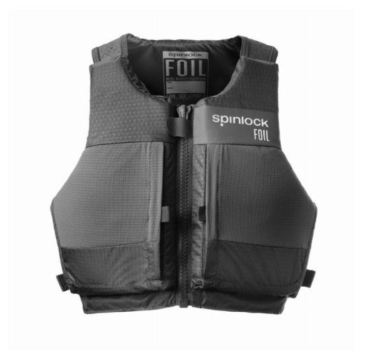 SPINLOCK FOIL PFD - FRONT ZIP -BLACK