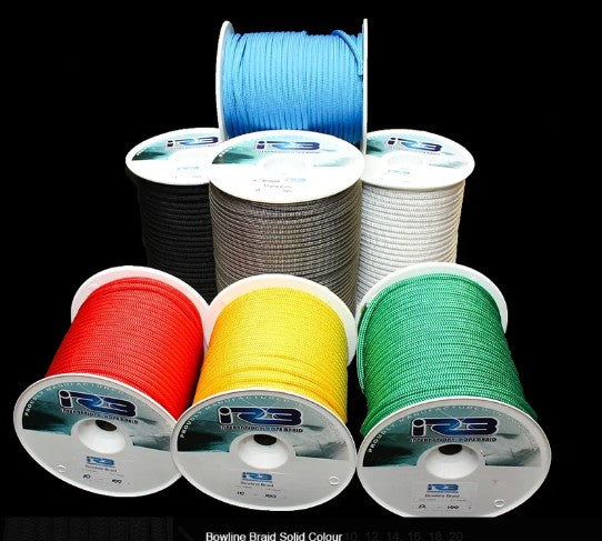 6MM BOWLINE BRAID - ELECTRIC BLUE - 1019 KG BREAKING STRENGTH