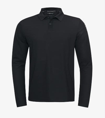 SAIL RACING BOW TECH POLO LONG SLEEVE - CARBON