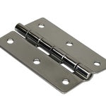 LIGHT DUTY BUTT HINGE - 304G STAINLESS - 75MM - SOLD IN PAIRS