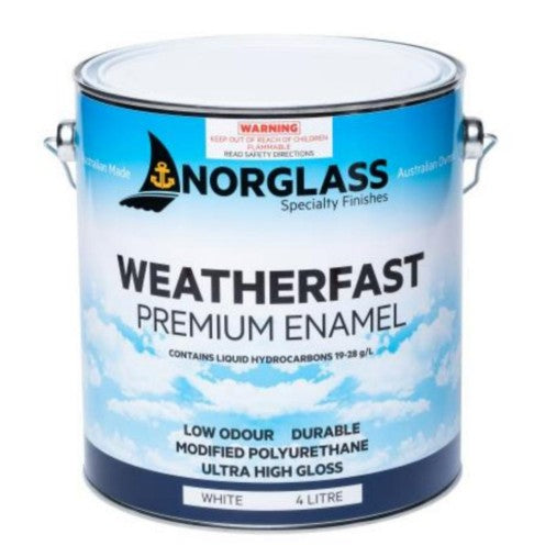 NORGLASS WEATHERFAST GLOSS WHITE 2 LITRE - SOLD IN STORE ONLY