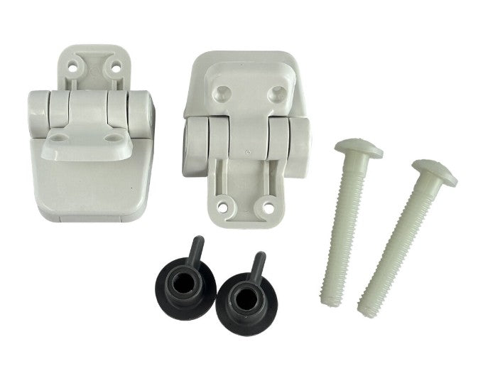 Jabsco Toilet Seat Hinge Set Assembly Suit Large Bowl Pre-2011