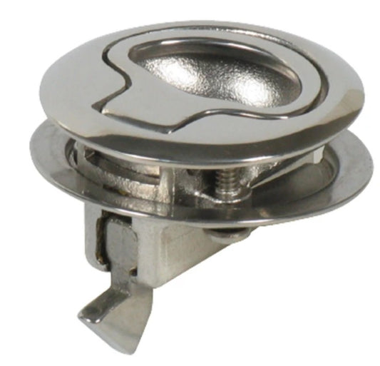 MARINETOWN FLUSH PULL CATCH - STAINLESS STEEL -  44MM OD