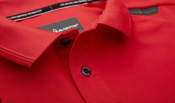 SAIL RACING BOW TECH POLO - BRIGHT RED