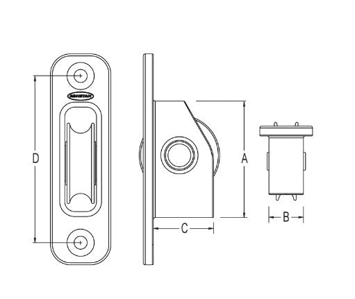 RONSTAN SERIES 20 BB HIGH LOAD EXIT BLOCK