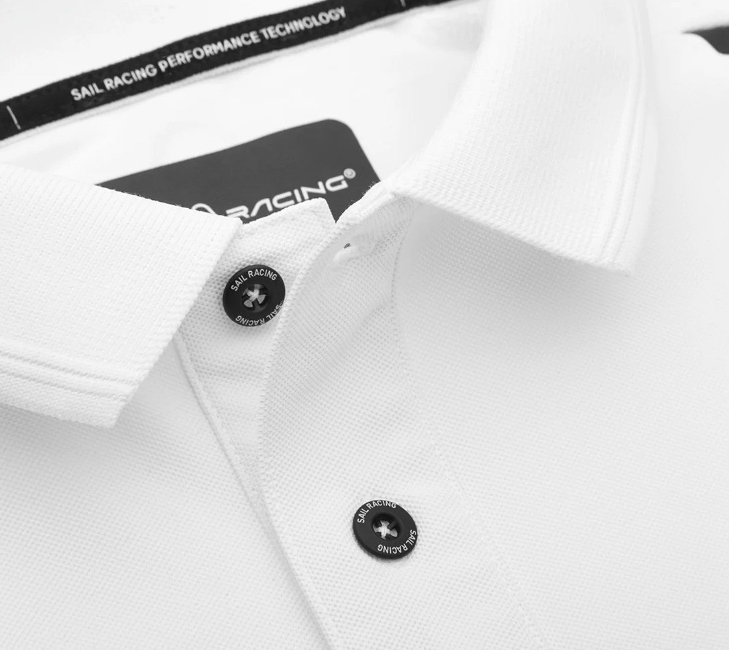 SAIL RACING BOW TECH POLO - WHITE