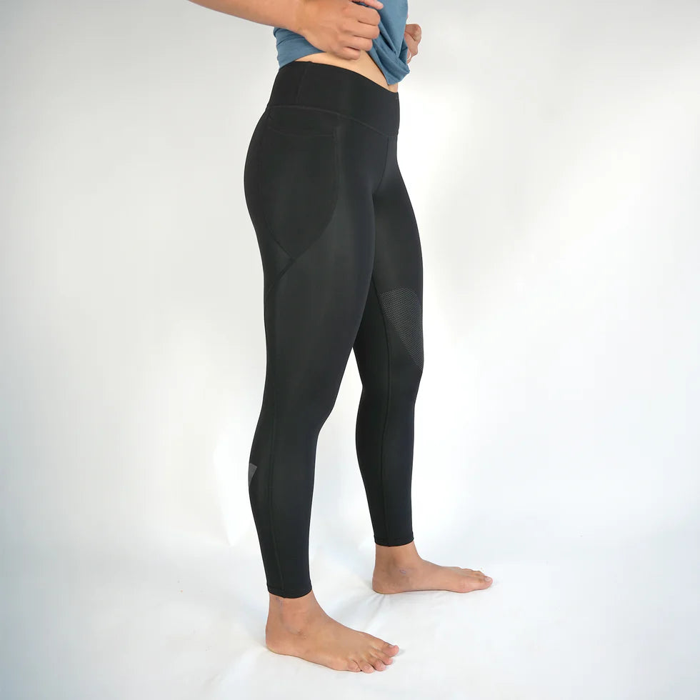 VAIKOBI ACTIV HYDROFLEECE WOMENS LEGGINGS-BLACK