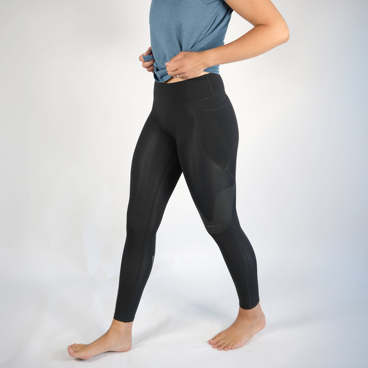 Vaikobi Activ Hydrofleece Womens Leggings-Black
