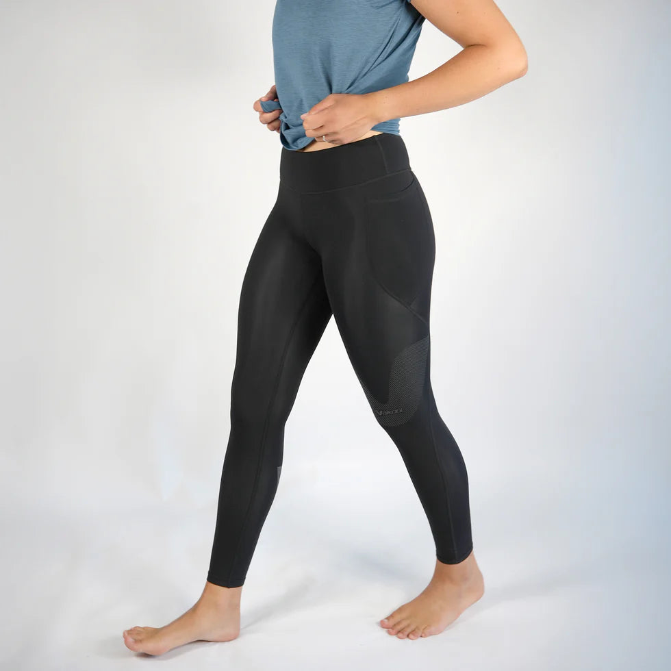 VAIKOBI ACTIV HYDROFLEECE WOMENS LEGGINGS-BLACK