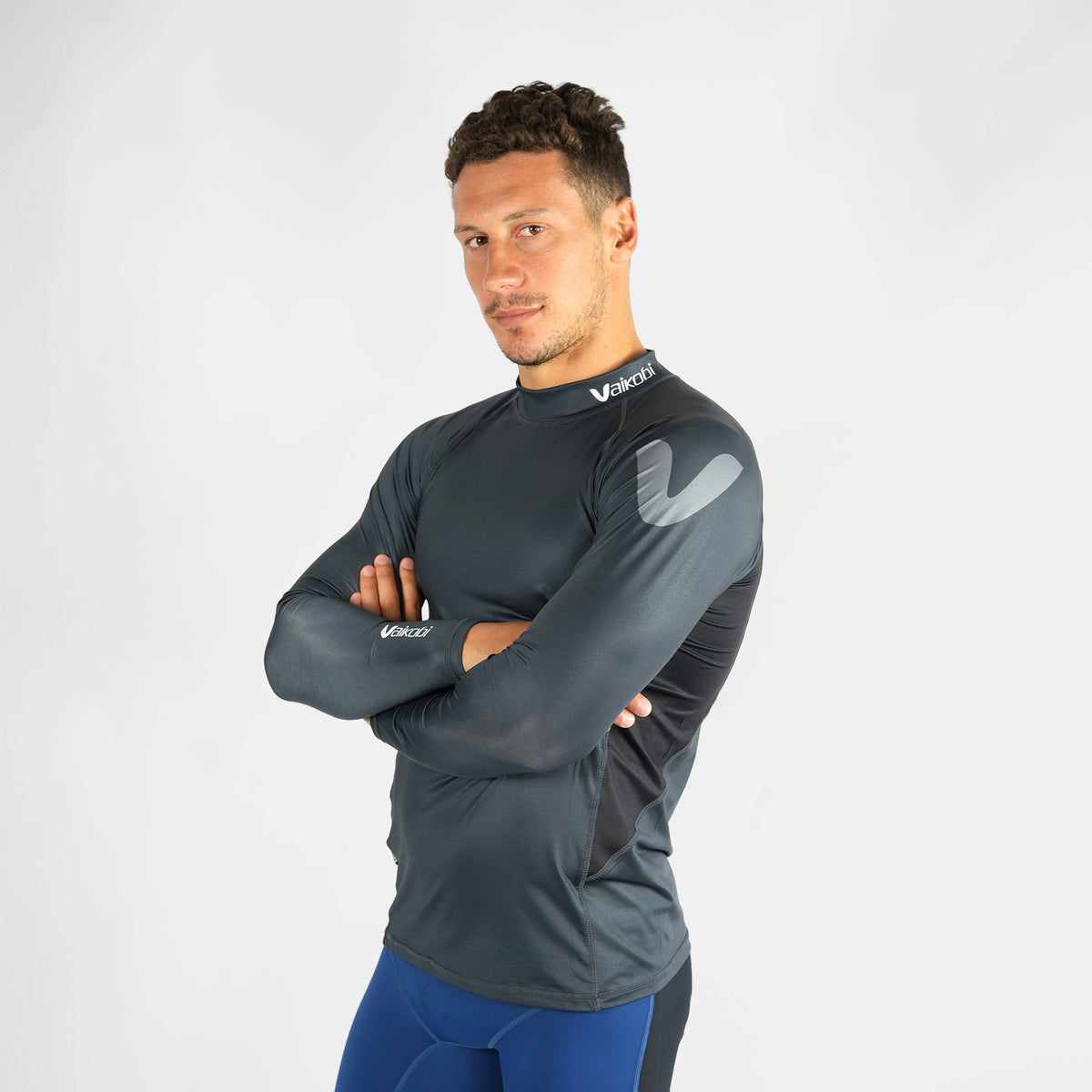 Vaikobi Long Sleeve Rash Top - Charcoal