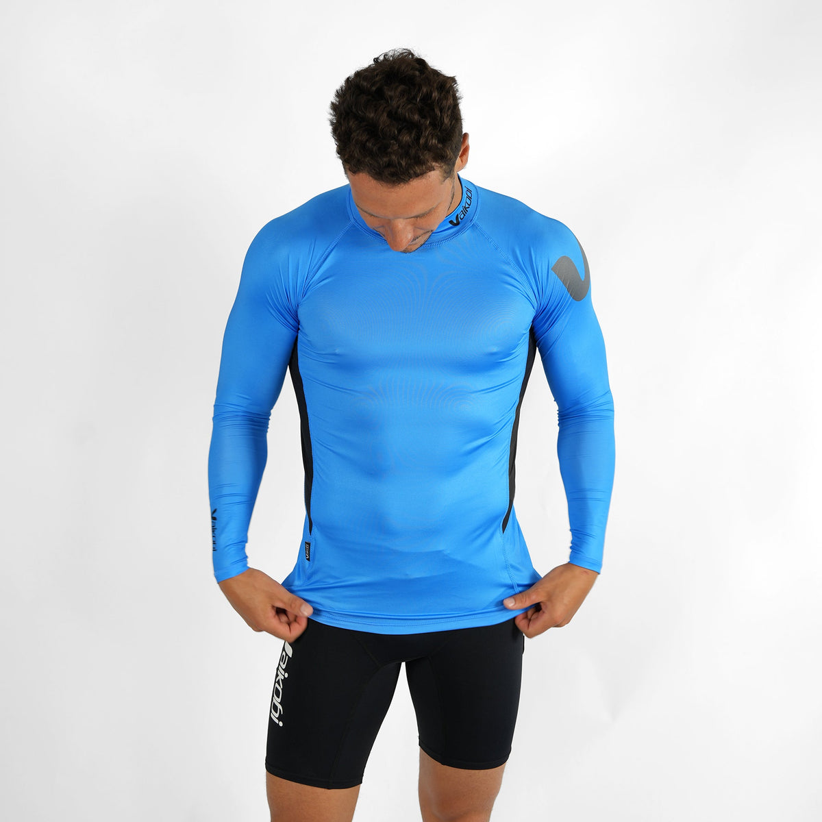 Vaikobi Long Sleeve Rash Top- Cyan