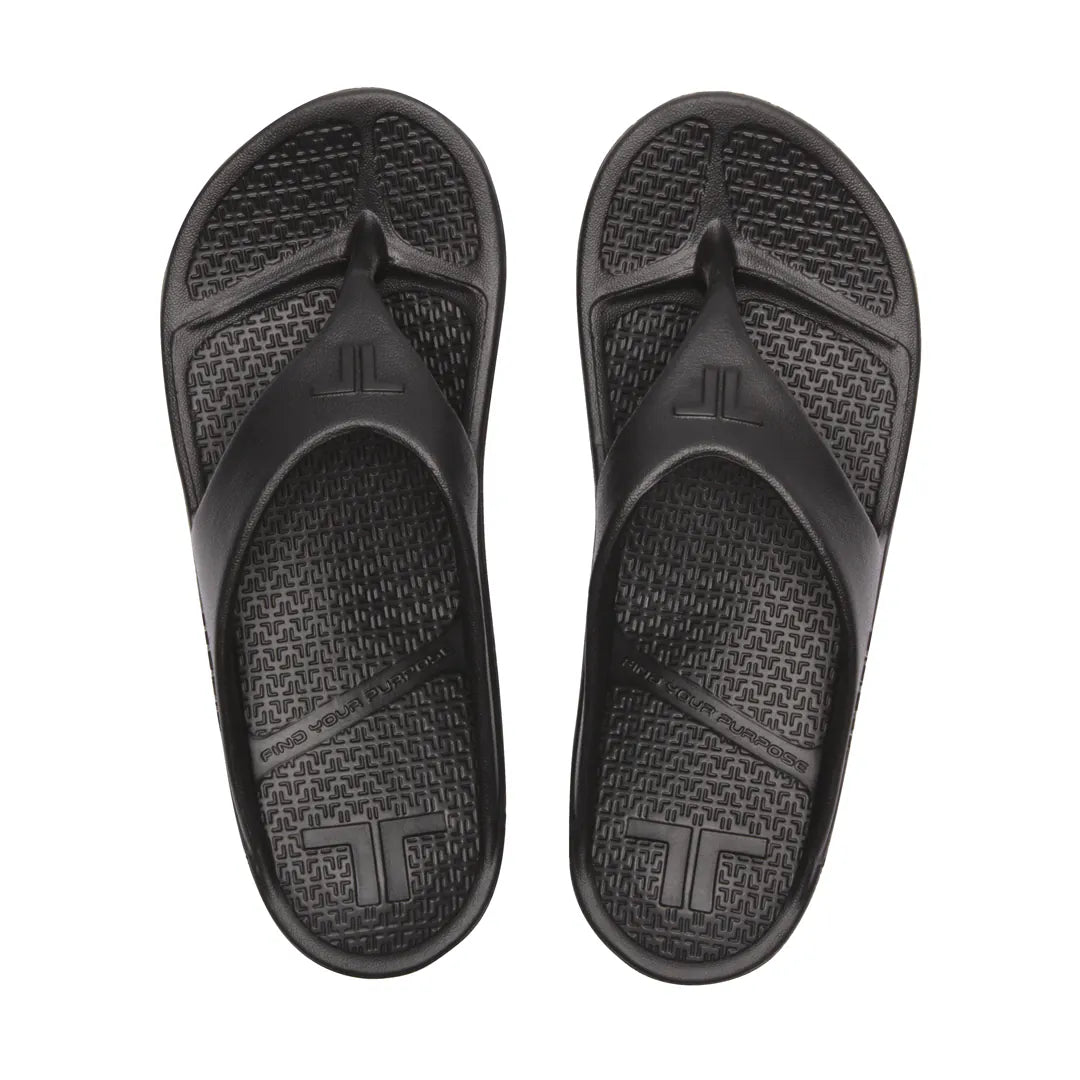 TELIC ENERGY FLIP FLOP THONG - MIDNIGHT BLACK