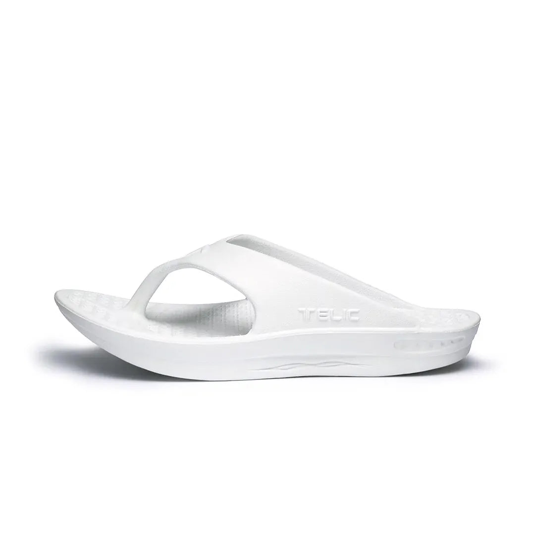 TELIC ENERGY FLIP FLOP THONG - SNOW WHITE