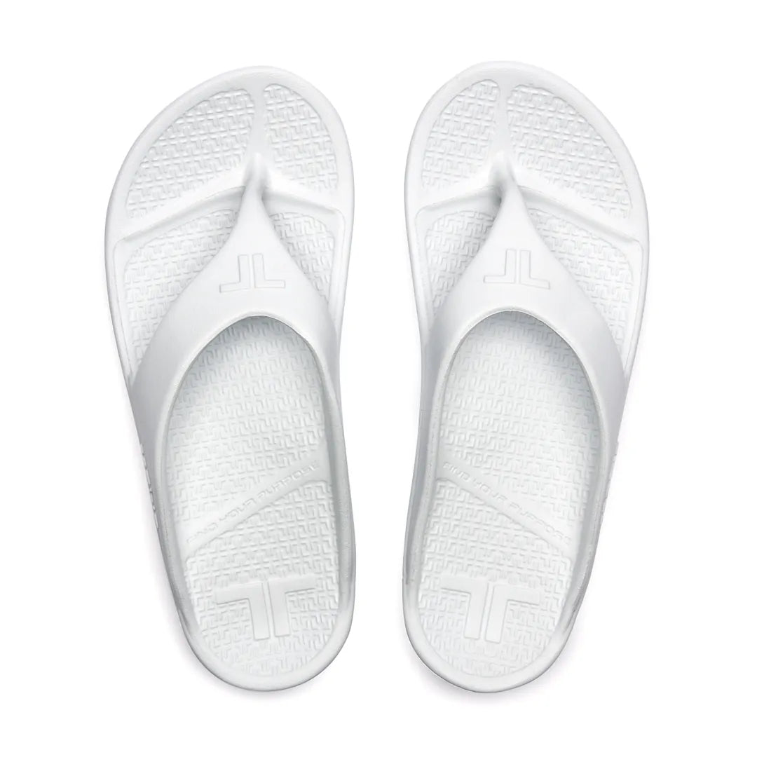 TELIC ENERGY FLIP FLOP THONG - SNOW WHITE