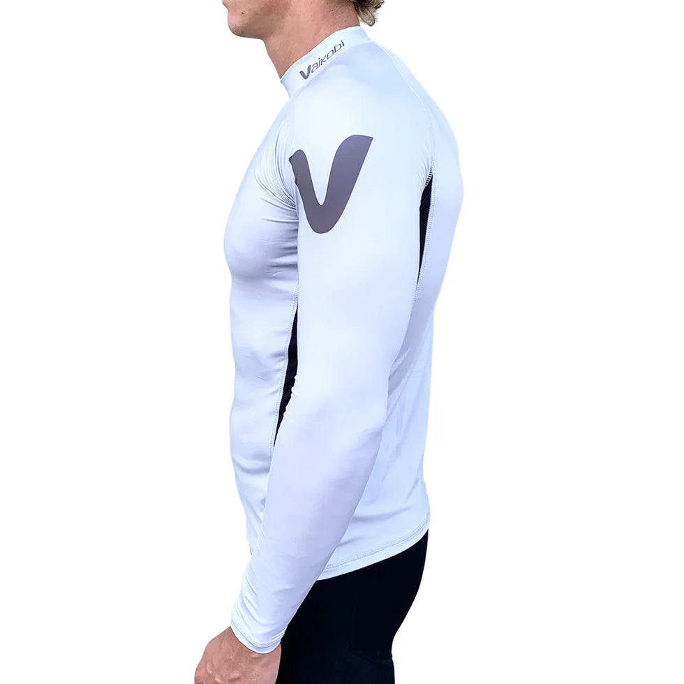 VAIKOBI LONG SLEEVE RASH TOP - SILVER