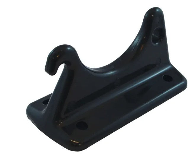 SPINNAKER POLE DECK BRACKET - BLACK