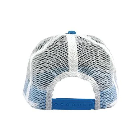 VAIKOBI YOUTH FLAT-BRIM MESH SNAPBACK CAP - AQUA