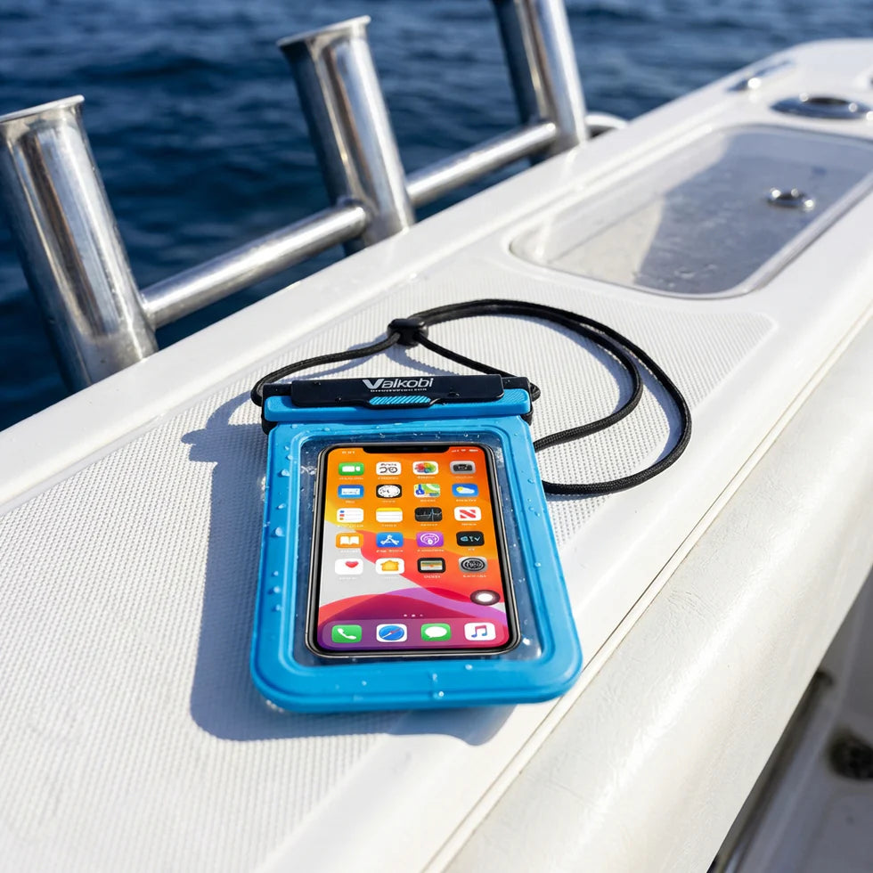 VAIKOBI WATERPROOF PHONE COVER - CYAN