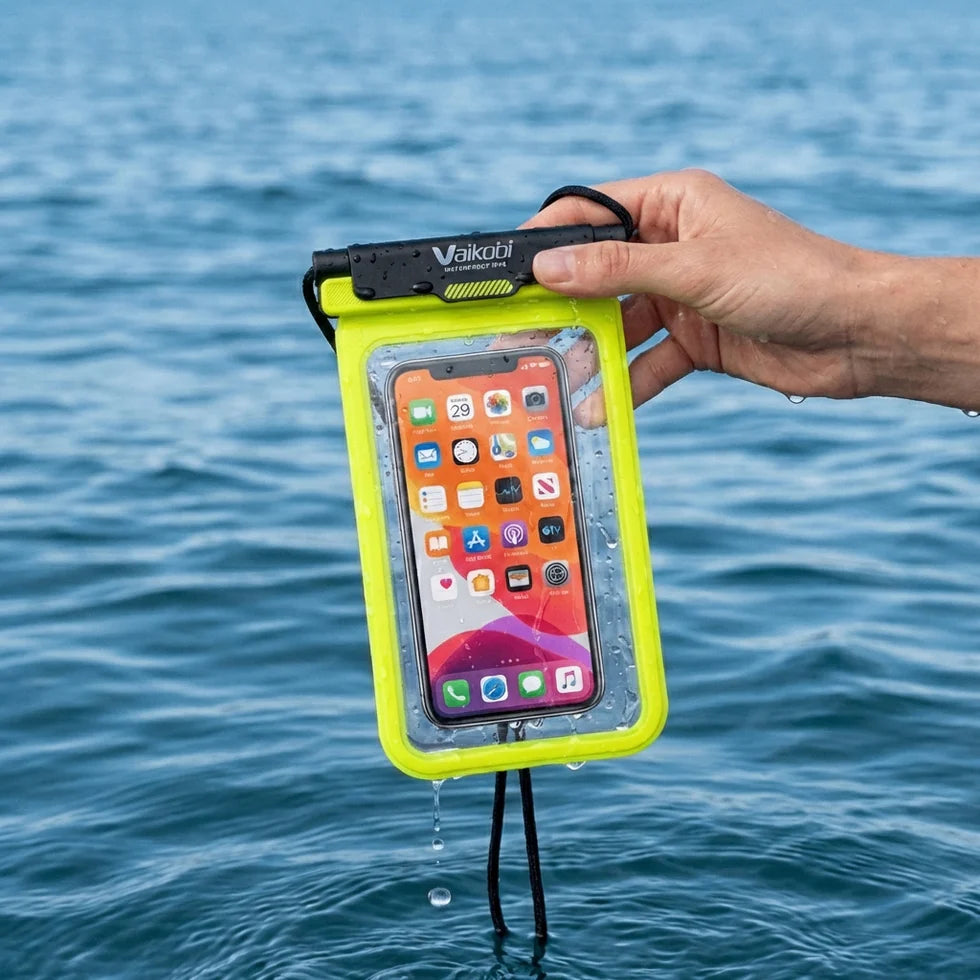 VAIKOBI WATERPROOF PHONE COVER - YELLOW