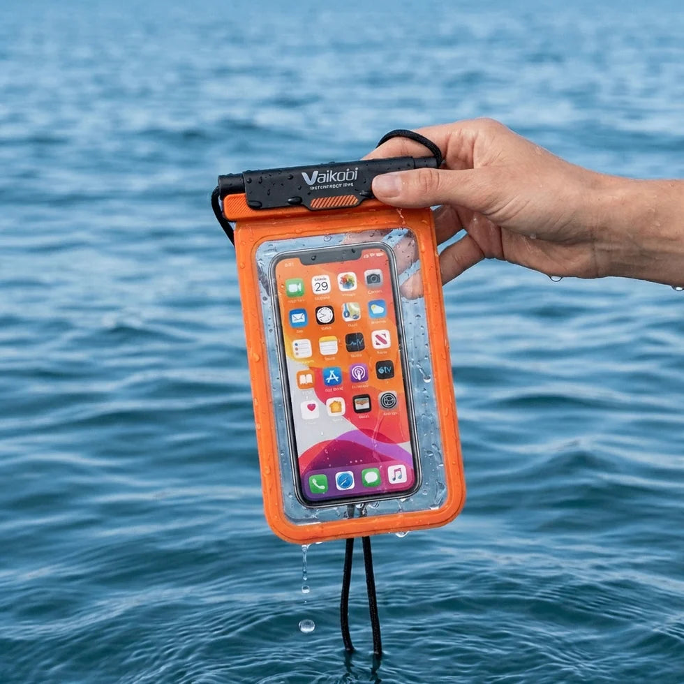 VAIKOBI WATERPROOF PHONE COVER - ORANGE