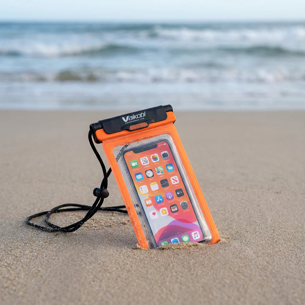 VAIKOBI WATERPROOF PHONE COVER - ORANGE