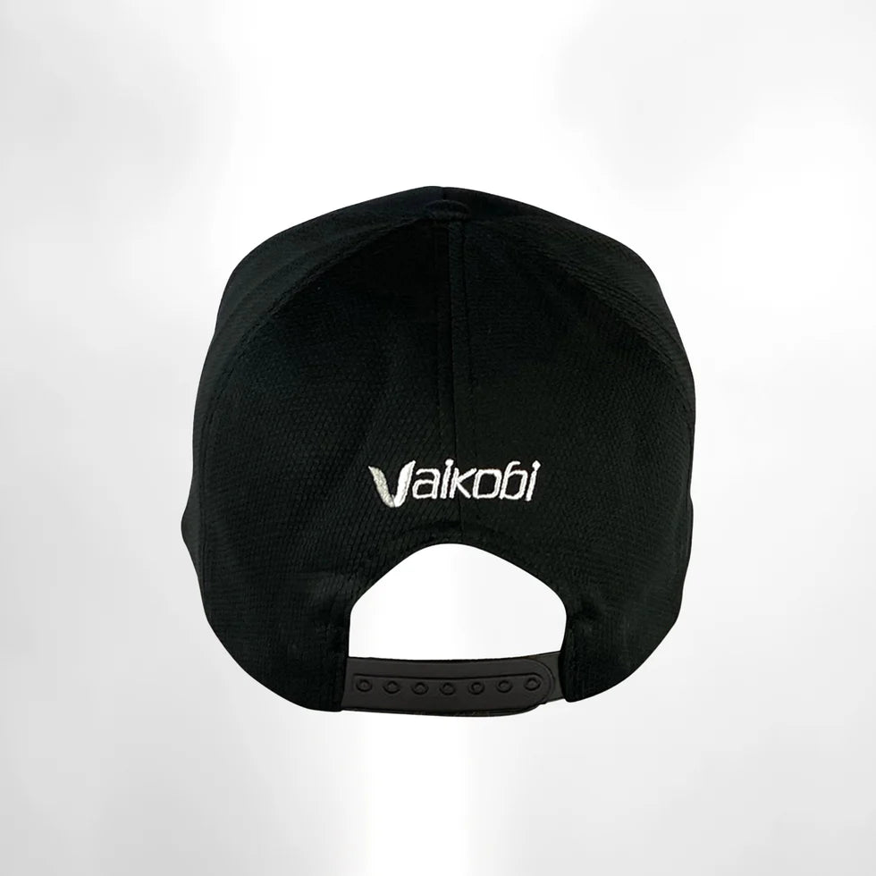 VAIKOBI PERFORMANCE MESH HAT LOGO - BLACK