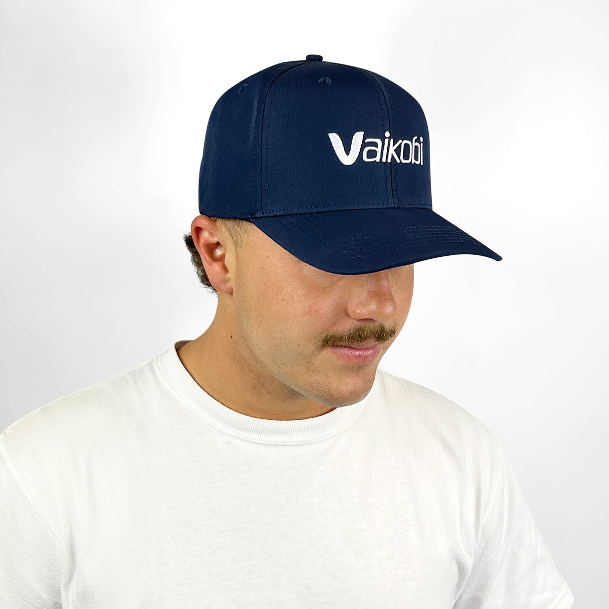 Vaikobi Performance Mesh Hat Logo - Navy